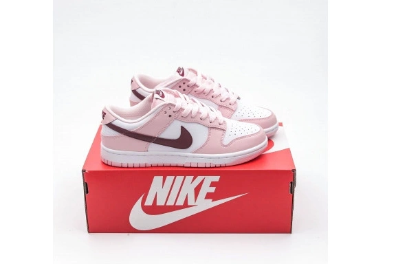 Low (GS) Foam Red CW1590-601 Dunk   Pink Nike White 1120